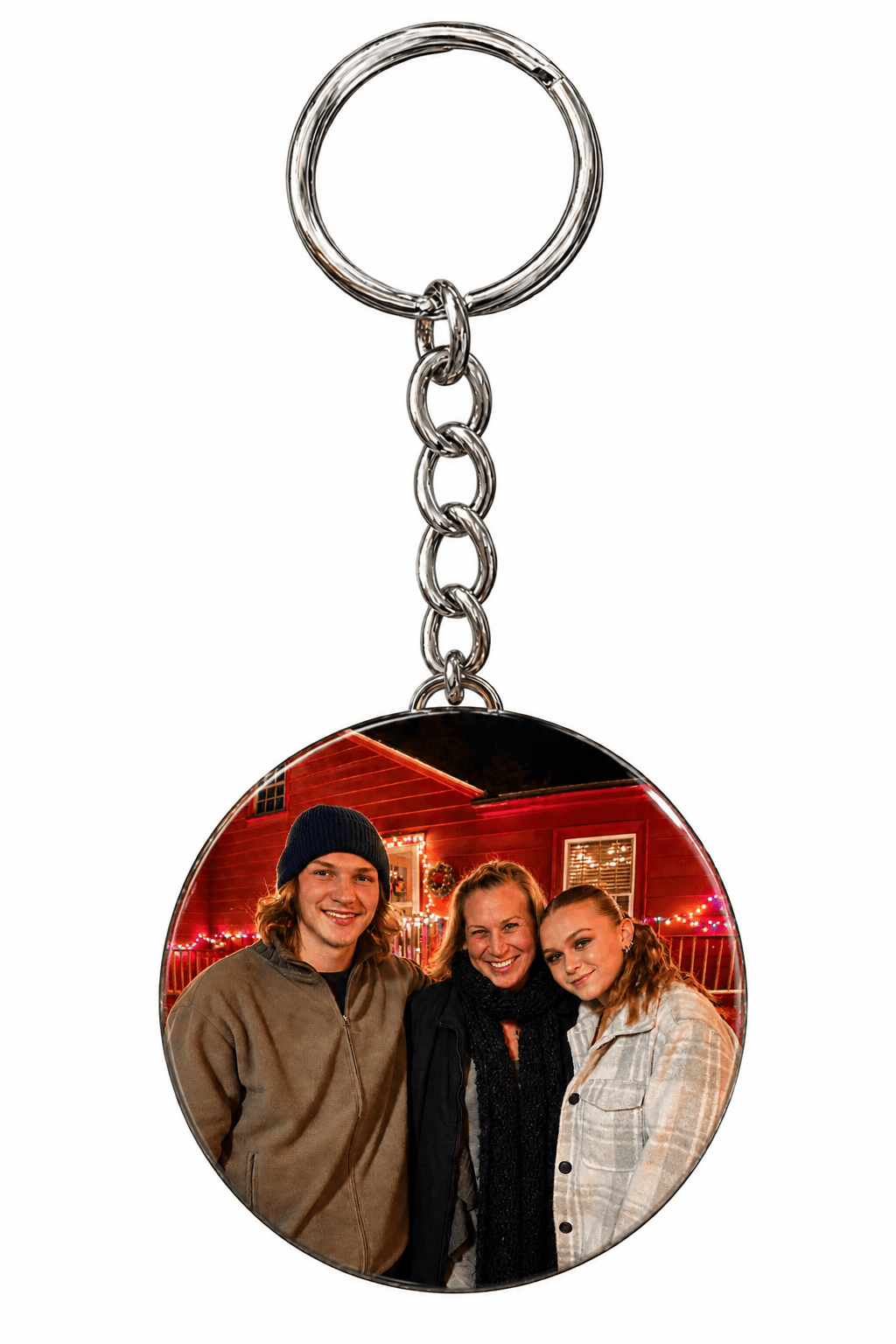 2.25" Round Key Chain 2